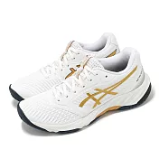 Asics 排球鞋 Netburner Ballistic FF 3 女鞋 白金 回彈 室內運動 羽排鞋 亞瑟士 1052A069110