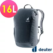 【deuter 德國】StepOut 16L休閒旅遊揹包3815123- 黑