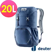 【deuter 德國】WALKER 20L 休閒旅遊後背包3812821- 深藍