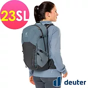 【deuter 德國】SPEED LITE 23SL 超輕量旅遊背包3410322- 深灰/黑