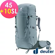 【deuter 德國】AIRCONTACT CORE 45+10SL 拔熱式透氣背包3350222- 頁岩灰