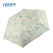 【rento】碳纖輕量黑膠晴雨傘- 稻荷狐狸