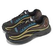 Reebok 慢跑鞋 Premier Pump Paris Trainer 男鞋 黑 棕 充氣式 復古跑鞋 100204588 27cm BROWN/BROWN/BLUE