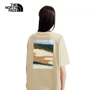 The North Face W PLACE WE LOVE SS TEE - AP 女短袖上衣-卡其-NF0A89W43X4 L 卡其色