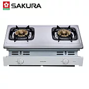 【SAKURA 櫻花】二口安全爐崁入爐 G6150A/G6150AS (天然瓦斯/NG1) 送安裝