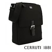 【Cerruti 1881】限量2折 義大利頂級側背包肩背包 全新專櫃展示品(黑色 CEBO06656N)