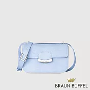 【BRAUN BUFFEL 德國小金牛】台灣總代理 雅拉 小斜背包-淡藍色/BF851-10A-CBL