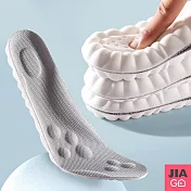 JIAGO 踩屎感二代升級軟彈鞋墊 灰色37-38碼