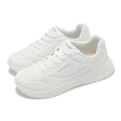 Skechers 休閒鞋 Uno Lite-Lite Work 女鞋 白 緩衝 全白 177289WHT