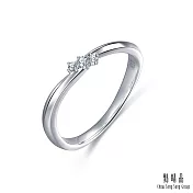 【點睛品】PROMESSA 星宇系列 18K金鑽石戒指(女戒) 11 18K白色黃金