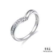 【點睛品】PROMESSA 星宇系列 18K金鑽石戒指(女戒) 13 18K白色黃金