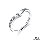 【點睛品】PROMESSA 星宇系列 18K金鑽石戒指(女戒) 13 18K白色黃金
