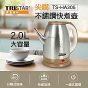 TRISTAR 2公升尖嘴不鏽鋼快煮壺(TS-HA205)