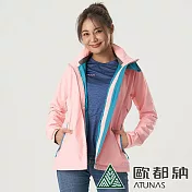 【ATUNAS 歐都納】樂遊休閒GORE-TEX 2L單件式外套A1GT2003W- XL 乾燥玫瑰