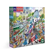 eeBoo 1000片拼圖 - 巴黎書攤 ( Paris Bookseller 1000 Piece Puzzle)