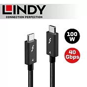 LINDY 林帝 被動式 THUNDERBOLT 4 Intel 原廠認證傳輸線 2m (31121)