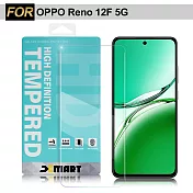 Xmart for OPPO Reno 12F 5G 薄型 9H 玻璃保護貼-非滿版