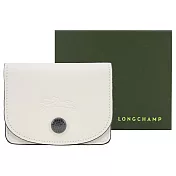 LONGCHAMP LE PLIAGE XTRA系列牛皮翻蓋名片夾 亞麻