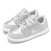 Nike 休閒鞋 Air Jordan 1 Retro Low OG TD 小童 白銀 小朋友 AJ1 FQ5435-002