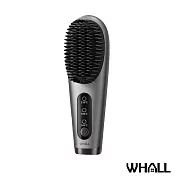 【WHALL】負離子無線直髮梳 WR-301 銀霧灰