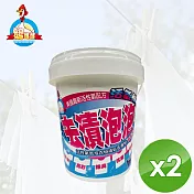 【鵝媽媽】活氧鮮麗衣物頑垢去漬粉(800g/罐)x2罐