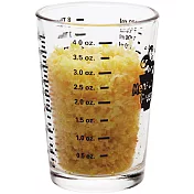 《KitchenCraft》刻度量杯 | 四刻度玻璃量杯(120ml) 四刻度玻璃量杯(120ml)