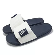 Nike 拖鞋 Offcourt Adjust Slide 男鞋 白 藍 魔鬼氈 緩衝 涼拖鞋 DQ9624-101 27cm BLUE/WHITE 27cm BLUE/WHITE