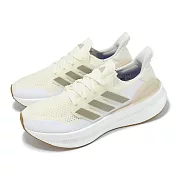 adidas 慢跑鞋 Ultraboost 5 W 女鞋 米白 玫瑰金 輪胎大底 襪套 運動鞋 愛迪達 ID8852