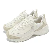 Skechers 休閒鞋 D Lites-New Heat 女鞋 米白 拼接 輪胎大底 厚底 老爹鞋 150231NTTP