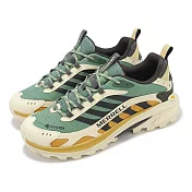 Merrell 戶外鞋 Moab Speed 2 GTX 男鞋 綠橘 防水 抗撕裂 黃金大底 登山鞋 廣告主打款 ML037801