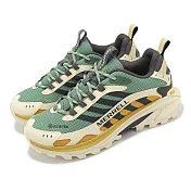 Merrell 戶外鞋 Moab Speed 2 GTX 女鞋 綠橘 防水 抗撕裂 黃金大底 登山鞋 廣告主打款 ML038242