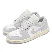 Nike 休閒鞋 Wmns Air Jordan 1 Low 女鞋 男鞋 海鹽灰 奶油底 AJ1 一代 低筒 DC0774-103