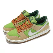 Nike 滑板鞋 SB Dunk Low Escargot 男女鞋 法餐 酪梨綠 蝸牛棕 休閒鞋 FQ7585-200