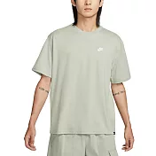 NIKE AS M NSW TEE CLUB MAX 男短袖上衣-灰綠-FV0376370 3XL 灰色