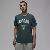 NIKE AS M J SPRT WM DF SS TEE 男短袖上衣-綠-FZ1926366 L 綠色