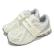 New Balance 童鞋 1906 寬楦 中童 小朋友 奶油黃 灰 運動鞋 休閒鞋 魔鬼氈 NB PV1906ET-W