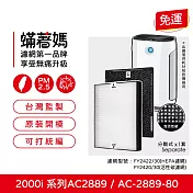 蟎著媽 濾網 適用 PHILIPS 飛利浦 AC2889/80 AC2889 智慧抗敏空氣清機