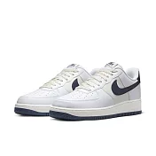 NIKE AIR FORCE 1 07 NN 男休閒鞋-白藍-HF4298100 US7 白色