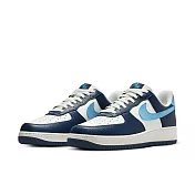 NIKE AIR FORCE 1 07 男休閒鞋-藍-HJ9291478 US8 藍色