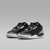 NIKE AIR JORDAN 3 RETRO (GS) 中大童 女籃球鞋-黑-DM0967031 US3.5 黑色