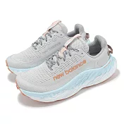 New Balance 越野跑鞋 Fresh Foam X Trail More V3 D 女鞋 寬楦 灰藍 厚底 NB WTMORAG3-D