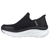 Skechers D’Lux Walker [149817BKW] 女 休閒鞋 健走 厚底 套入式 避震 舒適 黑白