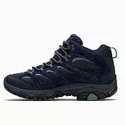 Merrell Moab 3 Mid GTX [ML037733] 男 戶外鞋 郊山 健行 防水 止滑 黃金大底 深藍