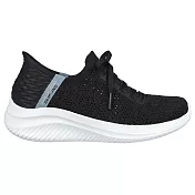 Skechers Ultra Flex 3.0 [896211BKW] 女 健走鞋 步行 緩震 舒適 套穿式 透氣 黑白