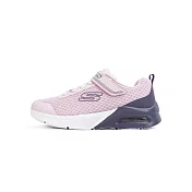 Skechers Microspec Max [302343LLTPK] 大童 慢跑鞋 運動 休閒 氣墊 避震 淺粉