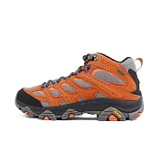 Merrell Moab 3 Mid GTX [ML037271] 男 戶外鞋 郊山 健行 防水 止滑 黃金大底 磚橘