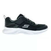 Skechers Dynamatic [405110LBLK] 中大童 男童 休閒鞋 運動 魔鬼氈 舒適 緩震 百搭 黑