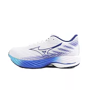 Mizuno Wave Rider 28 SW [J1GC240401] 男 慢跑鞋 路跑 超寬楦 避震 穩定 白 藍