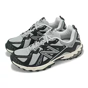 New Balance 休閒鞋 610 V1 男鞋 女鞋 黑 雨雲灰 越野 復古跑鞋 山系 情侶鞋 NB ML610TAR-D 27cm BLACK/CLOUD GREY