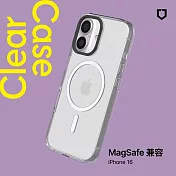 犀牛盾 Clear(MagSafe兼容)超強磁吸透明防摔手機殼(終身黃化保固) - iPhone 16(6.1吋)